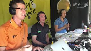 SBS commentary team react to Aussie's gutsy Stage 14 win