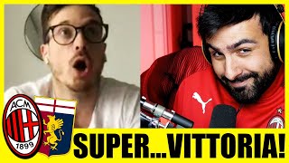 SUPER...VITTORIA! MILAN - GENOA: 2-1 // LIVE REACTION feat STEVE