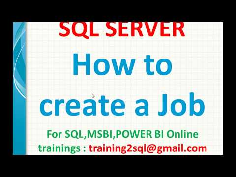 How to Create Job in SQL Server Schedule job in SQL Server Sql Interview Questions