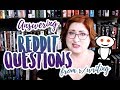 Answering Writing Questions from Reddit (/r/writing)