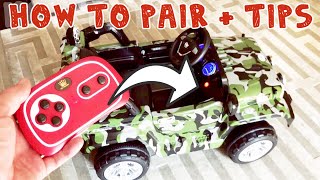 How to Pair Remote Control to Kids 6v/12v Car + Troubleshooting Tips