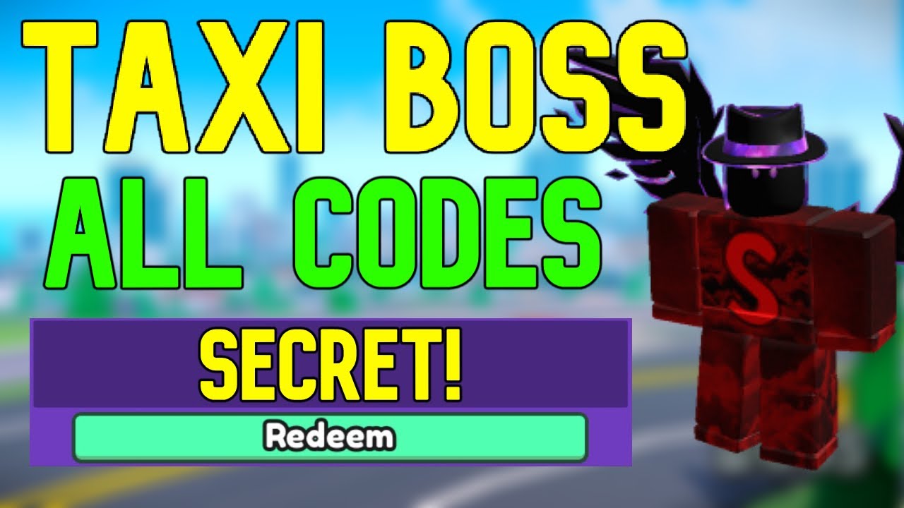 ALL Taxi Boss CODES | Roblox Taxi Boss Codes (July 2023) - YouTube