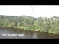 in a cable car to a snow arena in druskininkai lithuania hd 1080p