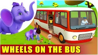 Wheels On The Bus | English Nursery Rhyme for Children in 4K | Appu Series