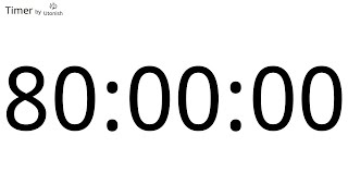 80 Hour Countdown Timer