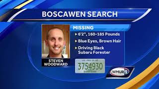 Officials search for missing Boscawen man