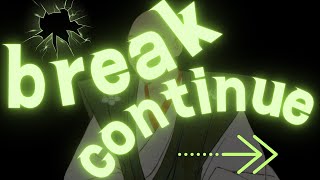 【Python#14】信長先生のプログラミング教室！break文とcontinue文の使い方/作り方の解説！！