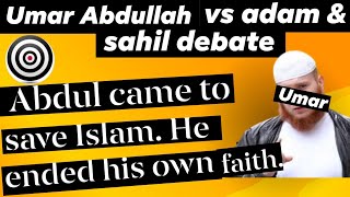 Debate With UmarAbdul, Abdul came to save Islam.He ended his own religion.#adamseekar #exmuslimsahil