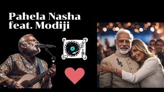 Pehla Nasha song by Narendra Modi | Modi song cover by AI | #narendramodi #melodi