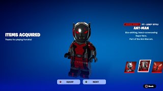 How To Get Ant Man Skin NOW FREE In Fortnite (Unlock LEGO Ant Man Skin)