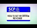 How to get an OMNI KEYCARD in SCP ANOMALY BREACH 2 (Roblox)