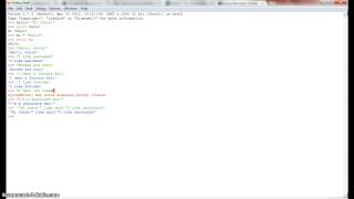 Python Tutorial 1 - Strings and Variables