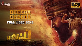 Dheera Dheera - Full Video Song (4K) | KGF Chapter 1 - Tamil | Yash, Srinidhi | Hombale Films | 4K