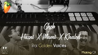 Cheb Hasni ft Cheb Mami ft Khaled - Rai Golden Voices  ( Making off Video / Live / instrumental )