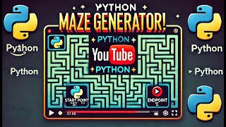 Python Maze Generator | Create Real Mazes with Code! 🧩