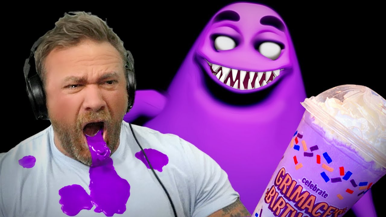 Dont Drink The Shake! | The GRIMACE SHAKE - YouTube