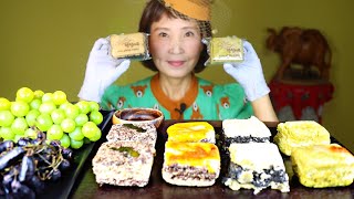 떡시리즈 햇살시루의 앙절미 먹방 年糕吃播モッパンASMR KOREA VEGETARIAN TRADITIONAL TTEOK MUKBANG