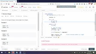 Leetcode 7. Reverse Integer [Python, Easy]