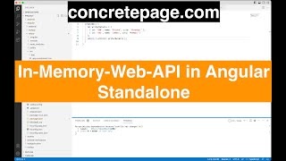 In-Memory-Web-API in Angular Standalone