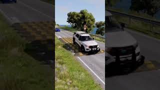 the car crosses a speed bump #carcrash #carfly #carjumping #carvideo #crash #shorts