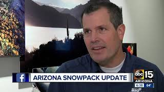 SRP: Winter snowpack on track to recharge Arizona waterways