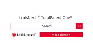 LexisNexis TotalPatent One® - Search