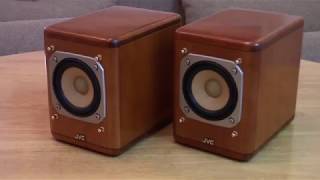 The best small speakers JVC SP-UX7000 real wood ceramic drivers