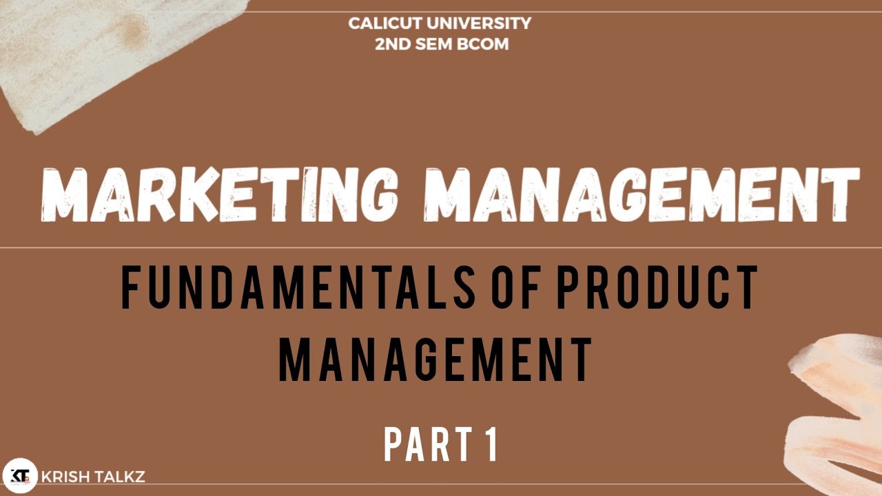 Calicut University 2nd Sem Bcom Marketing Management 3rd Chapter Calicut University 2nd Sem Bcom Marketing Management 3rd Chapter