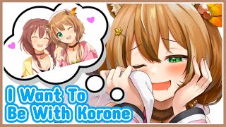 Risu Gets A Little Too Excited Seeing Korone