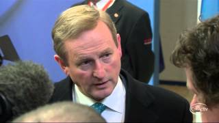 Irish PM arrives at the March 2013 EU Summit