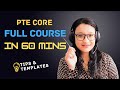 PTE Core Full course | Tips, templates and tricks | Canadian immigration requirement | Best PTE