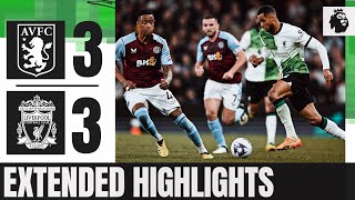 First Premier League Goal for Quansah! | Extended Highlights | Aston Villa 3-3 L