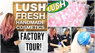 Lush Factory Tour + Lush Bath Bomb Haul!