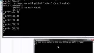Lua tutorial (wow) part 1/2
