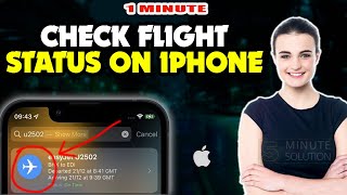 How to check flight status on iphone or iPad 2024