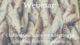 Webinar: Crafting Guidance for Adapting to Shifting Fish Populations