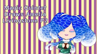 Magic Quintet Draws: Amelia Livingstone (Chibi Coloring Speedrun)