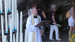 Le Chapelet depuis la Grotte de Lourdes - 17/08/2023