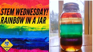 Rainbow in a Jar | STEM Wednesdays
