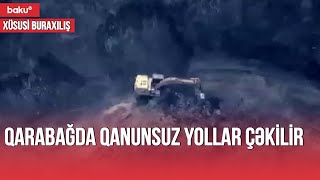 MN: Ermənilərin Qarabağda qanunsuz olaraq yeni yollar çəkdiyi müəyyən edilib - BAKU TV