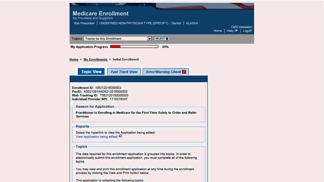 Medicare Provider Enrollment Through PECOS - YouTube