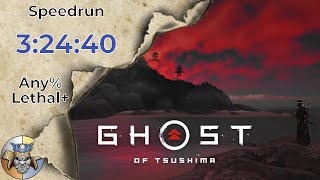Ghost of Tsushima Speedrun in 3:24:40 - Any% Lethal+