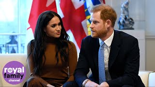 Duke and Duchess of Sussex Visit Canada House on First Engagement of the Decade