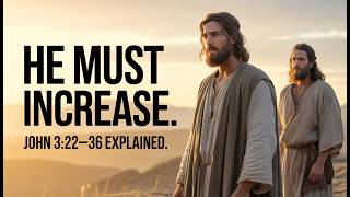 John 3:22–36 Explained Verse by Verse | He Must Increase, I Must Decrease