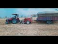 mahindra arjun novo 605 on dhiman straw reaper