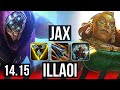 JAX vs ILLAOI (TOP) | 7 solo kills, Legendary, 37k DMG, 500+ games | VN Challenger | 14.15