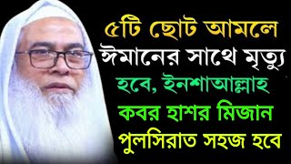 পাঁচটি ছোট আমলে ঈমানের সাথে  মৃত্যু হবে ইনশাআল্লাহ | কবর,হাশর,মিজান,পুলসিরাত সহজ হবে | আব্দুল আউয়াল