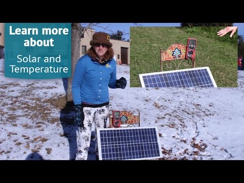 What affect does temperature have on solar panels? What affect does temperature have on solar panels?