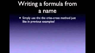 Ionic bonding part 3