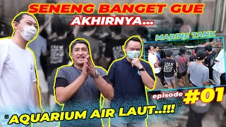 AQUARIUM AIR LAUT #EPS01 | AKHIRNYA, RUMAH JOGLO KEDATANGAN AQUARIUM AIR LAUT..